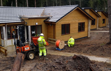 center parcs lodge cabling